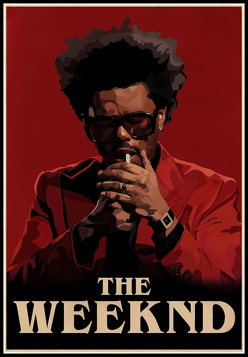 The Weeknd Music Poster