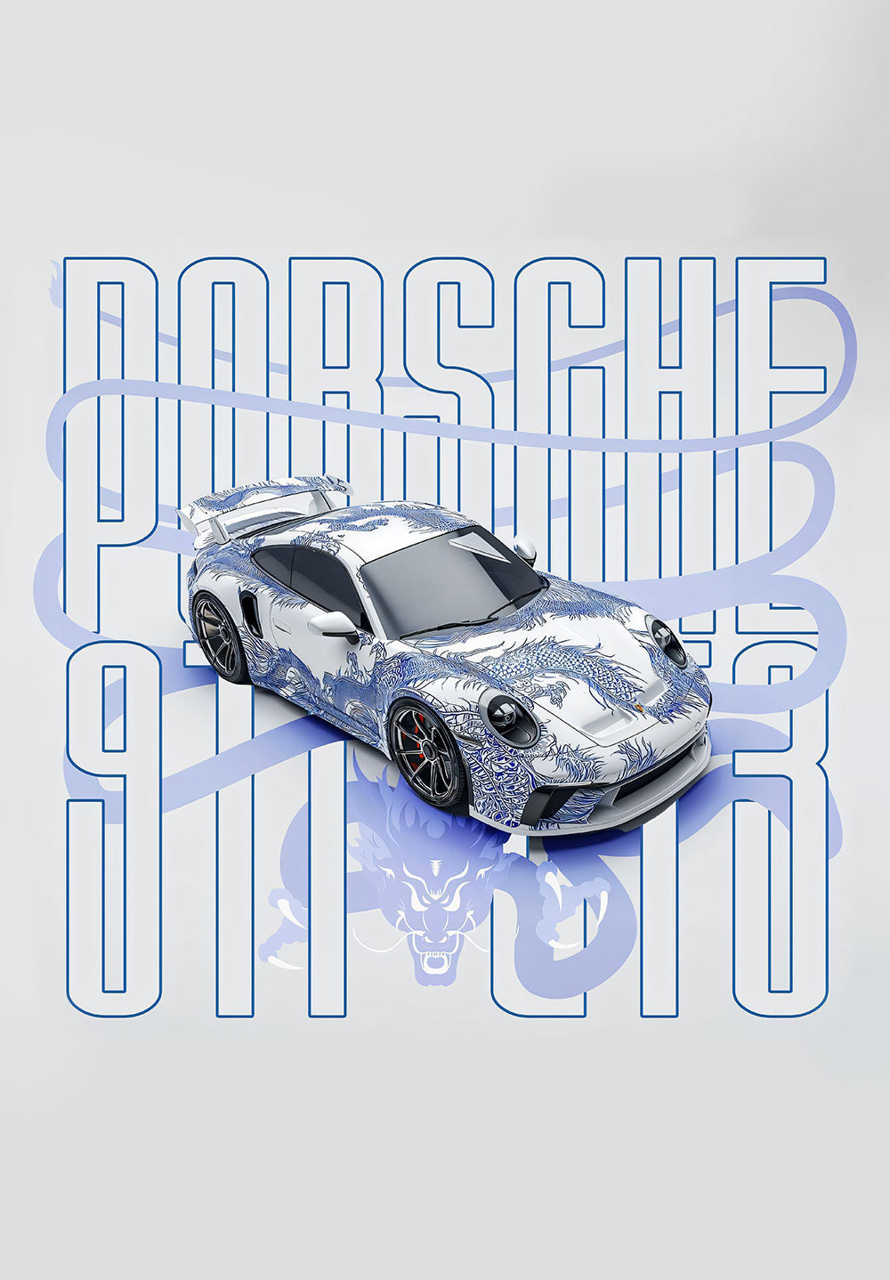 Porsche 911 GT3 Car Poster