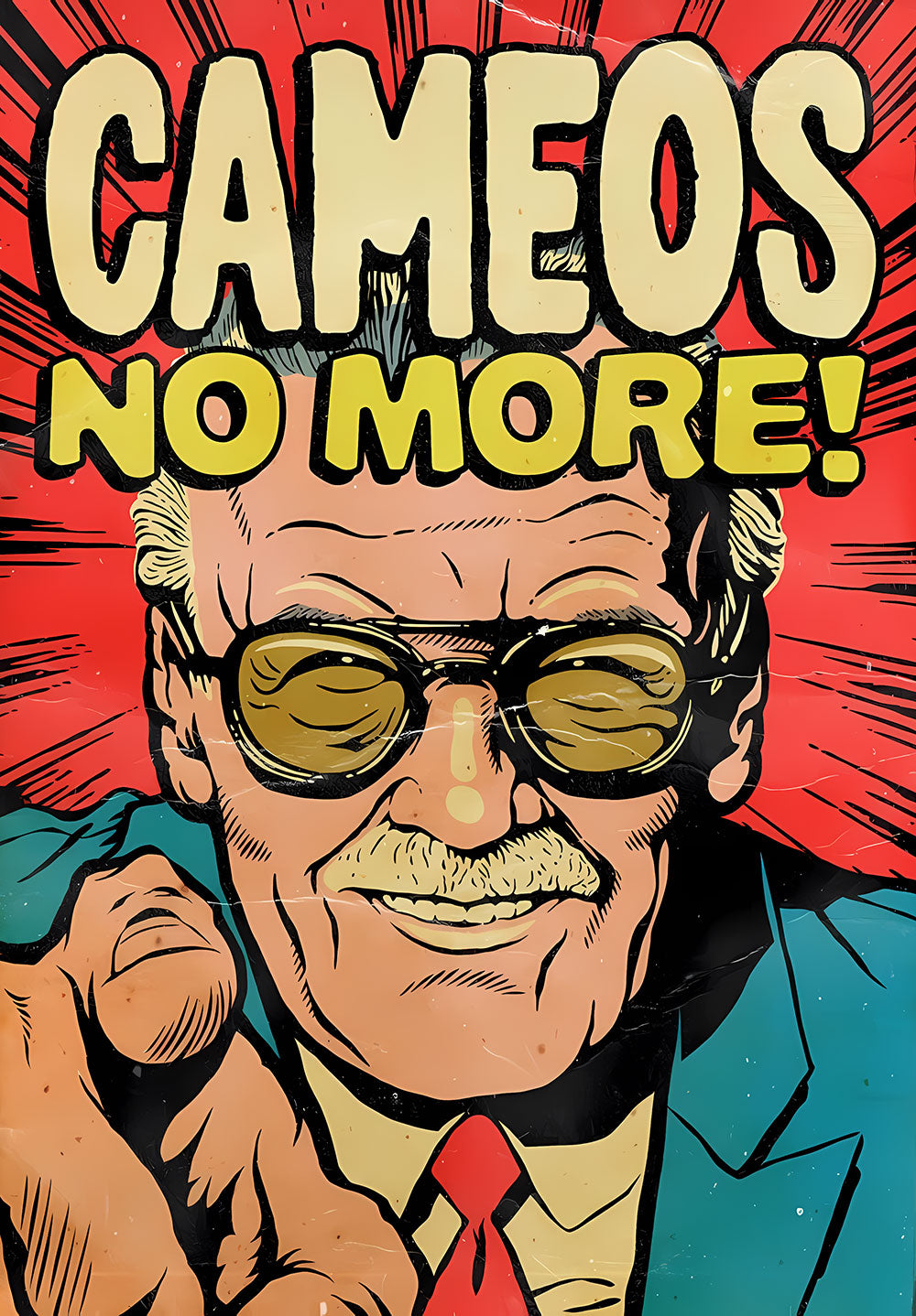Stan Lee Comic Poster