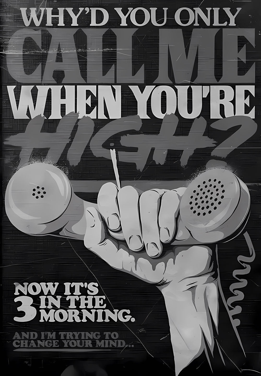 Arctic Monkeys Why'd You Only Call? Music Poster