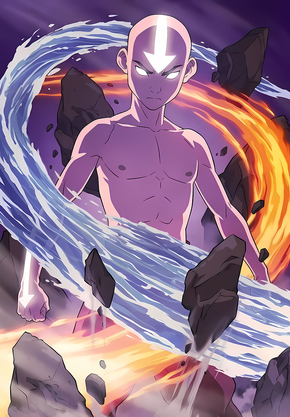 Avatar The Last Airbender Aang Poster