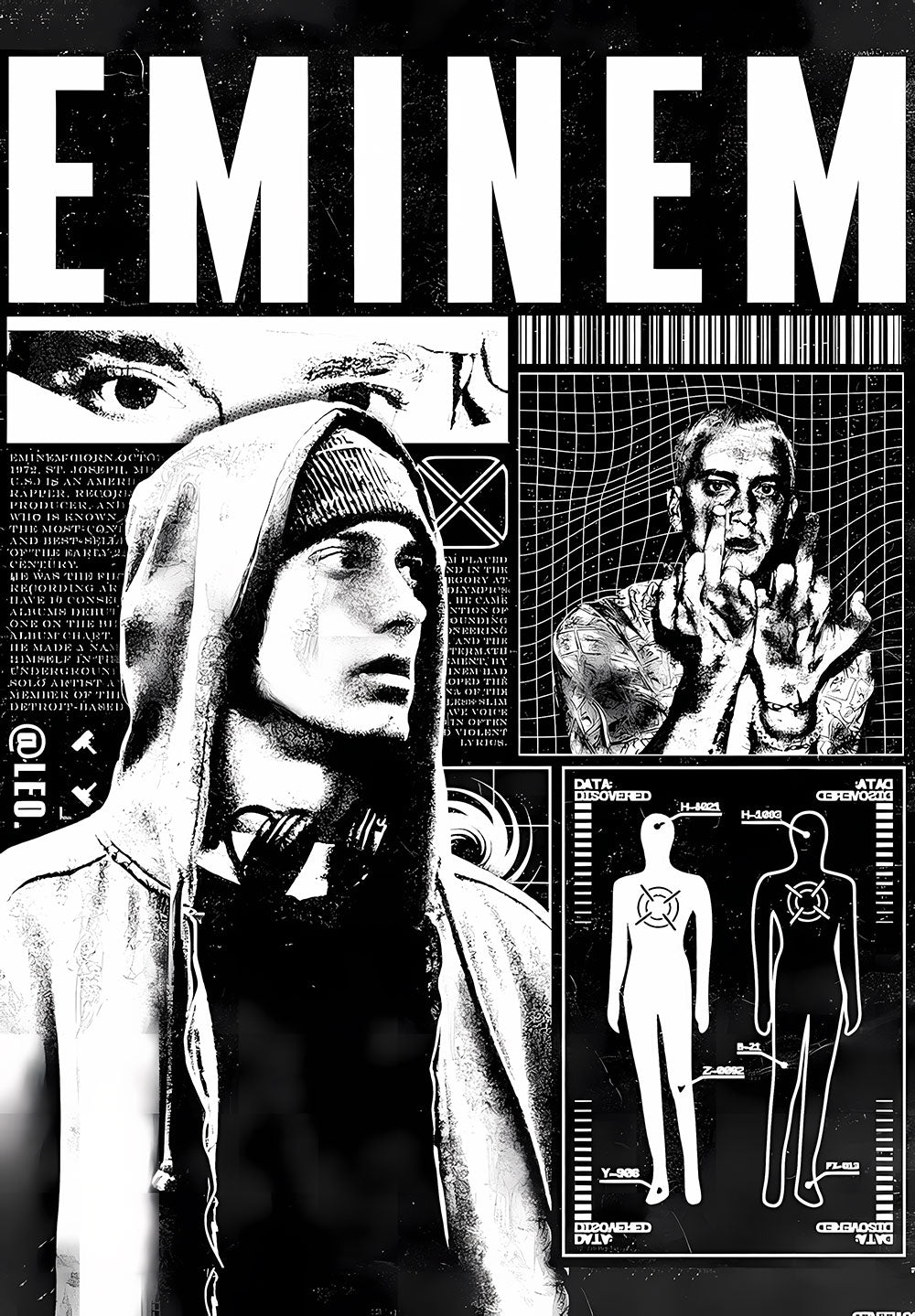 Eminem Music Artist Poster