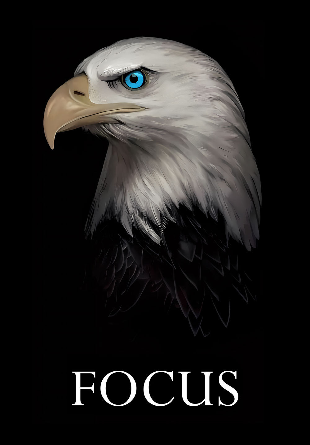 Focus Motivational Animal Poster