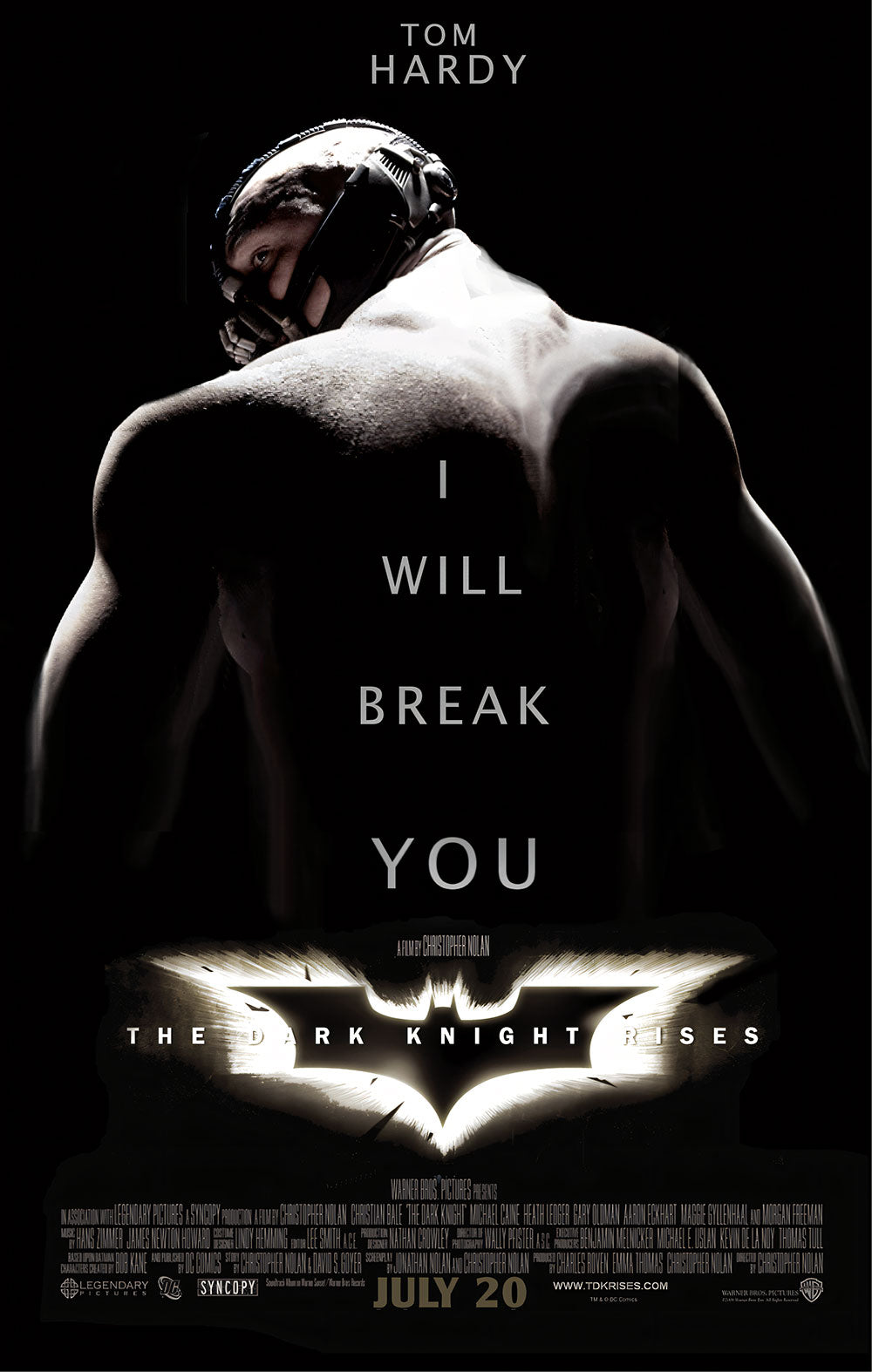 Bane Batman The Dark Knight Rises Poster