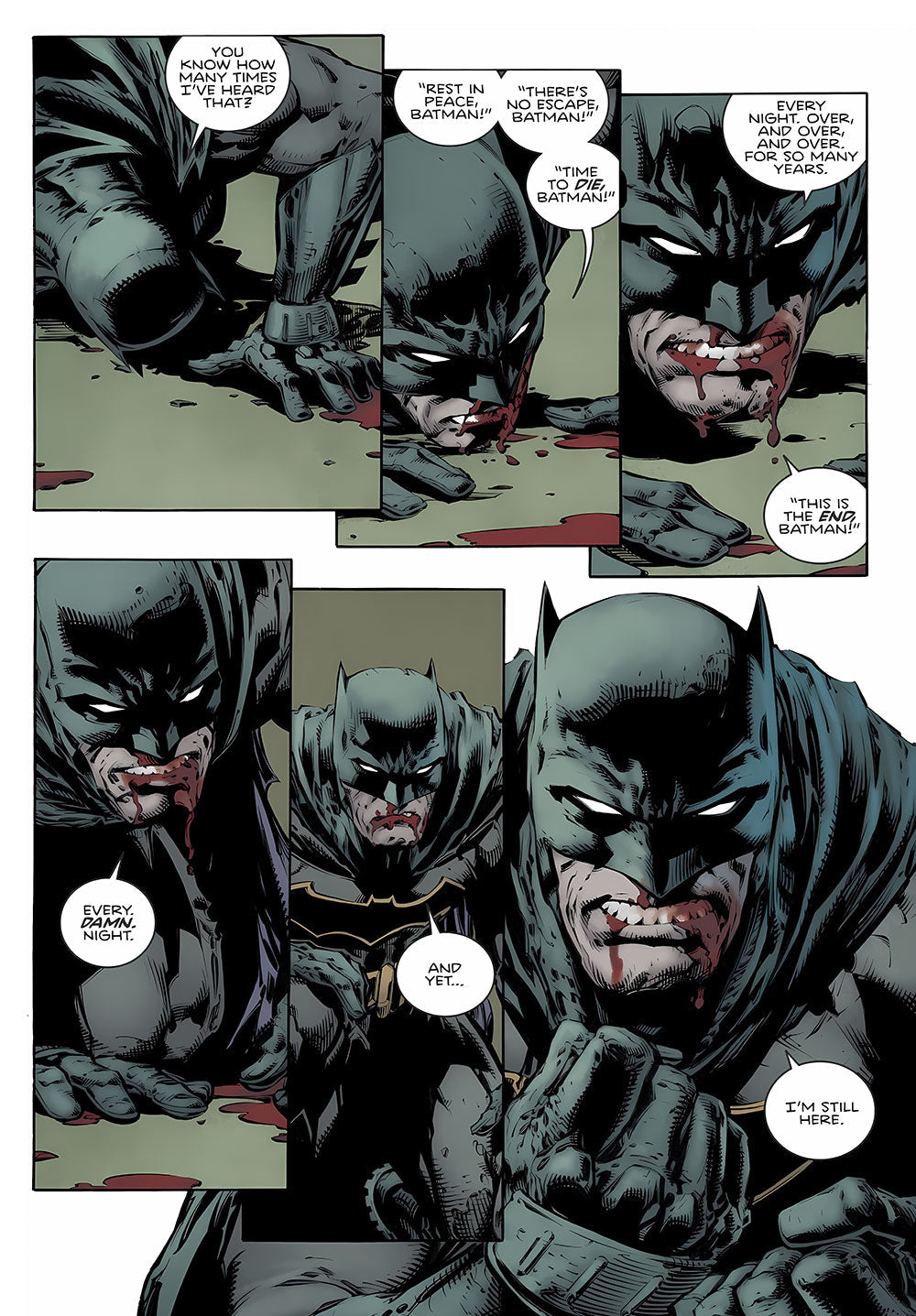 Batman Comic Poster