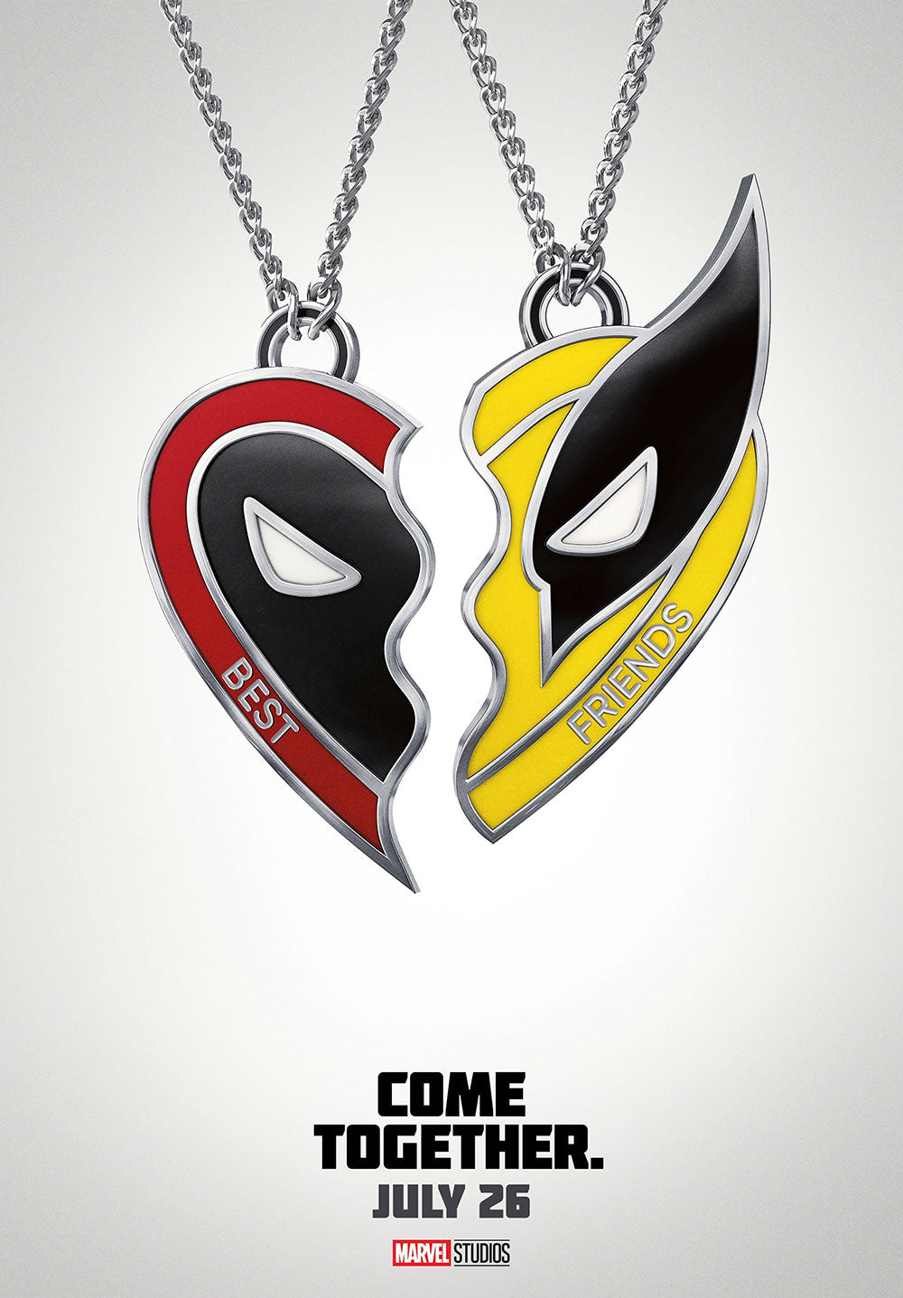 Deadpool & Wolverine Love Heart Poster