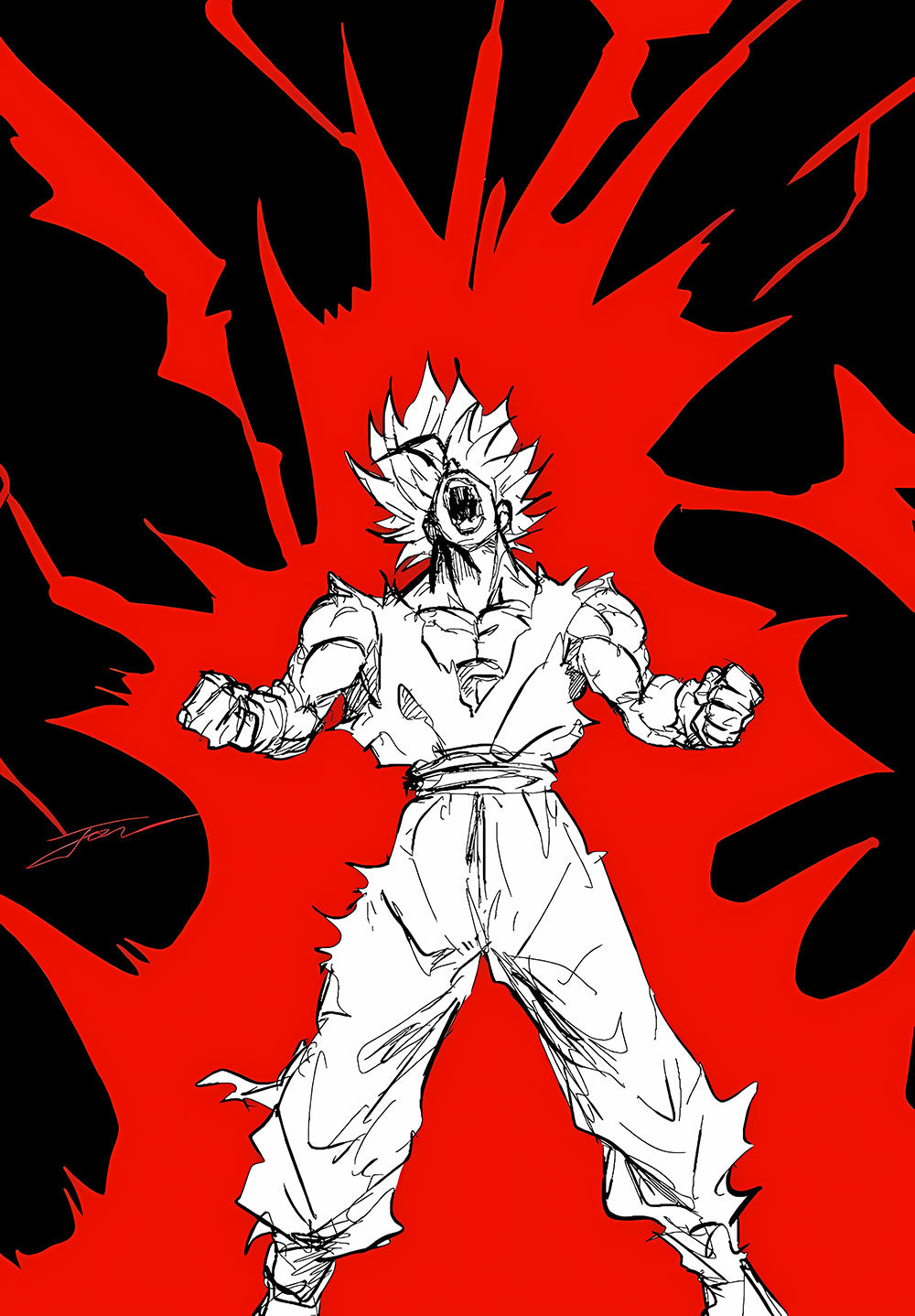 Goku Dragon Ball Z Poster