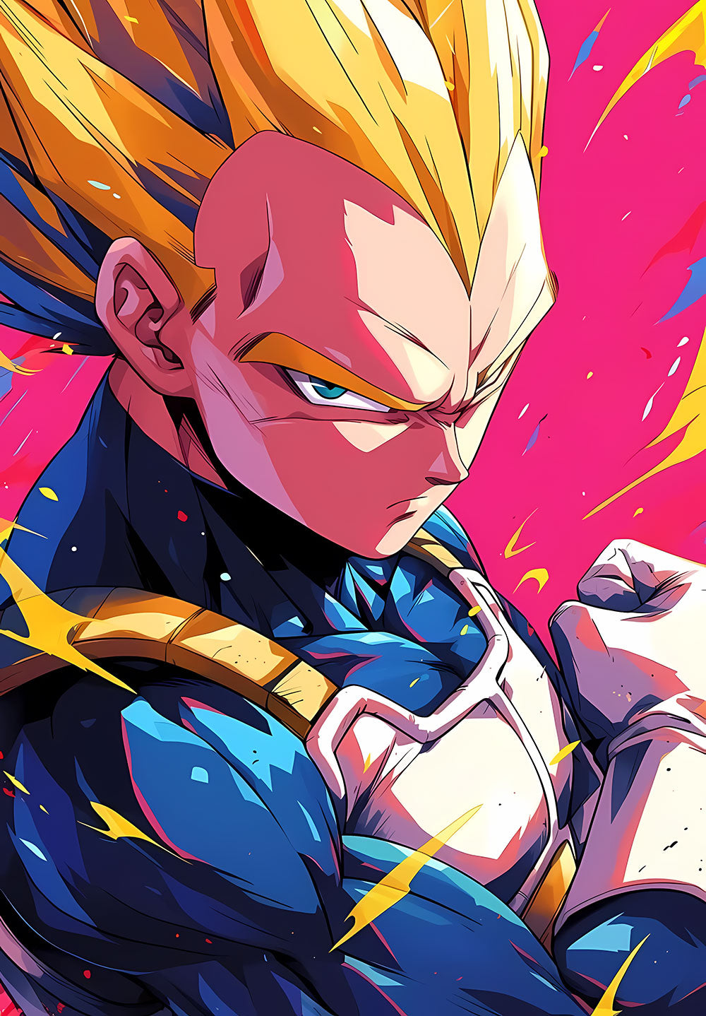 Vejeta Dragon Ball Z Poster