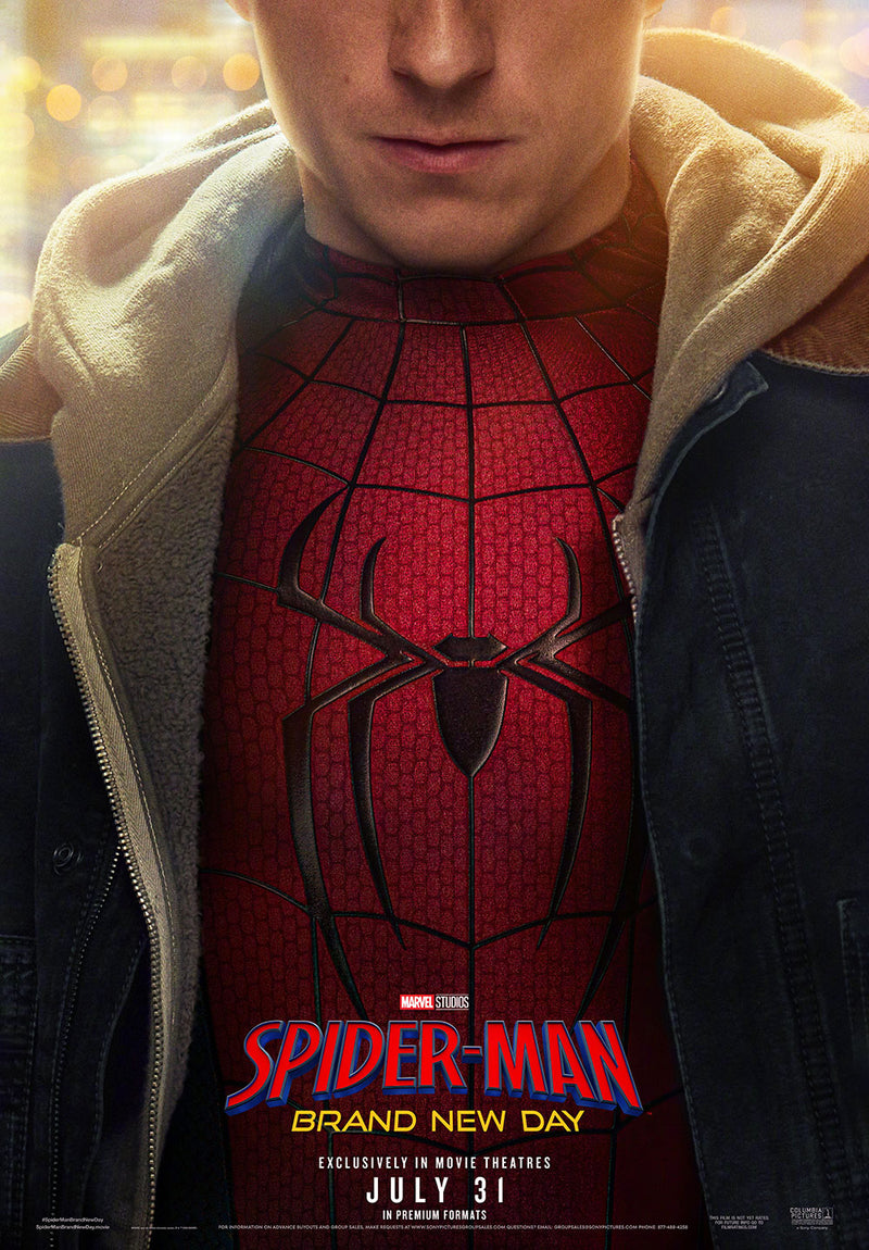 Spider-Man Brand New Day Symbol comic metal poster on stainless steel by Chromaplate