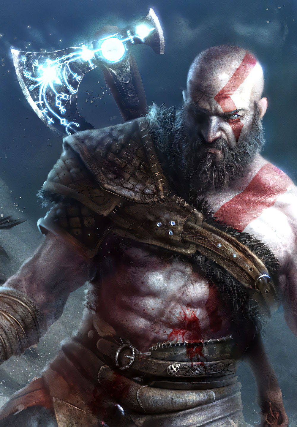 Kratos God Of War Poster