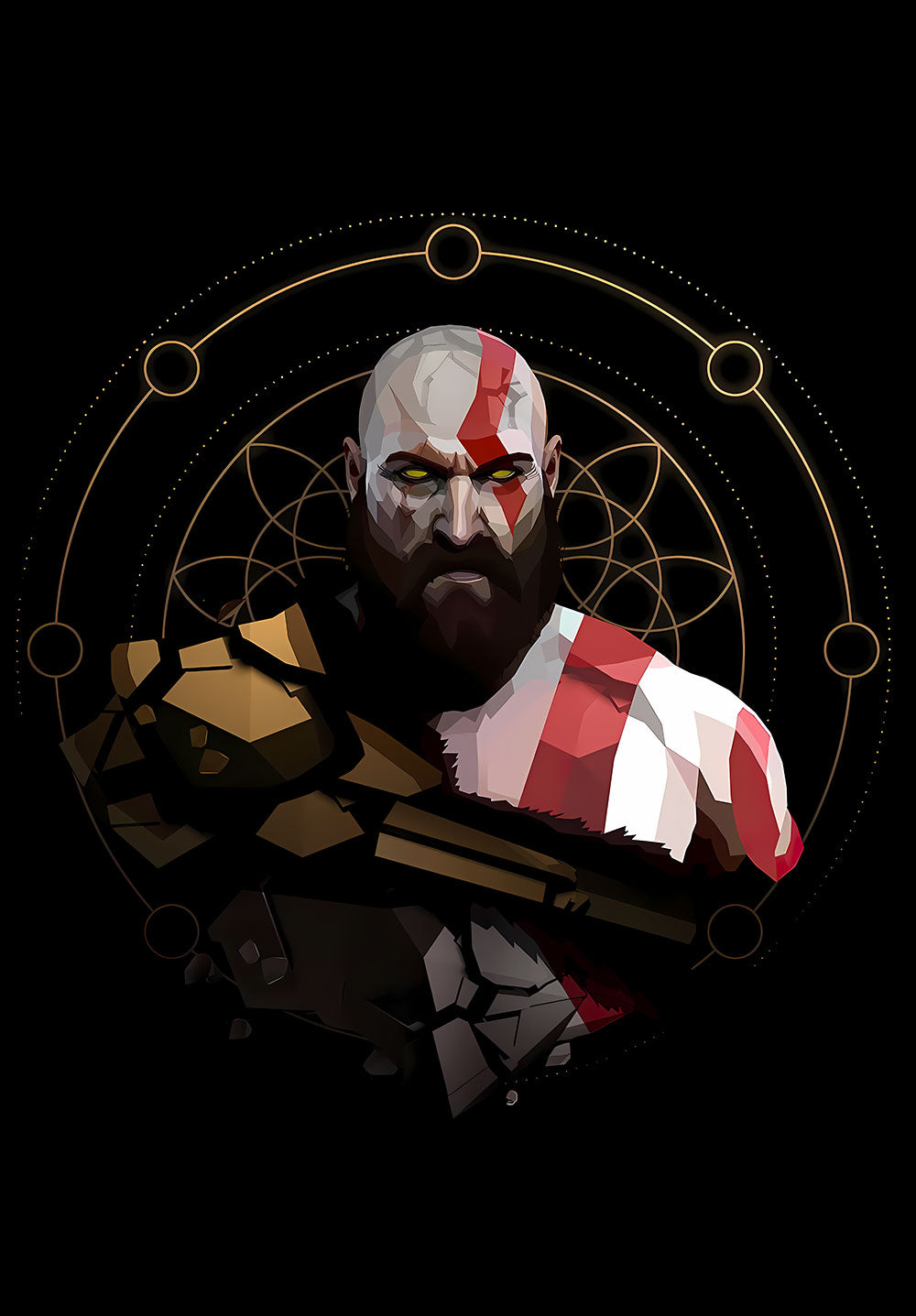 Kratos God Of War Poster