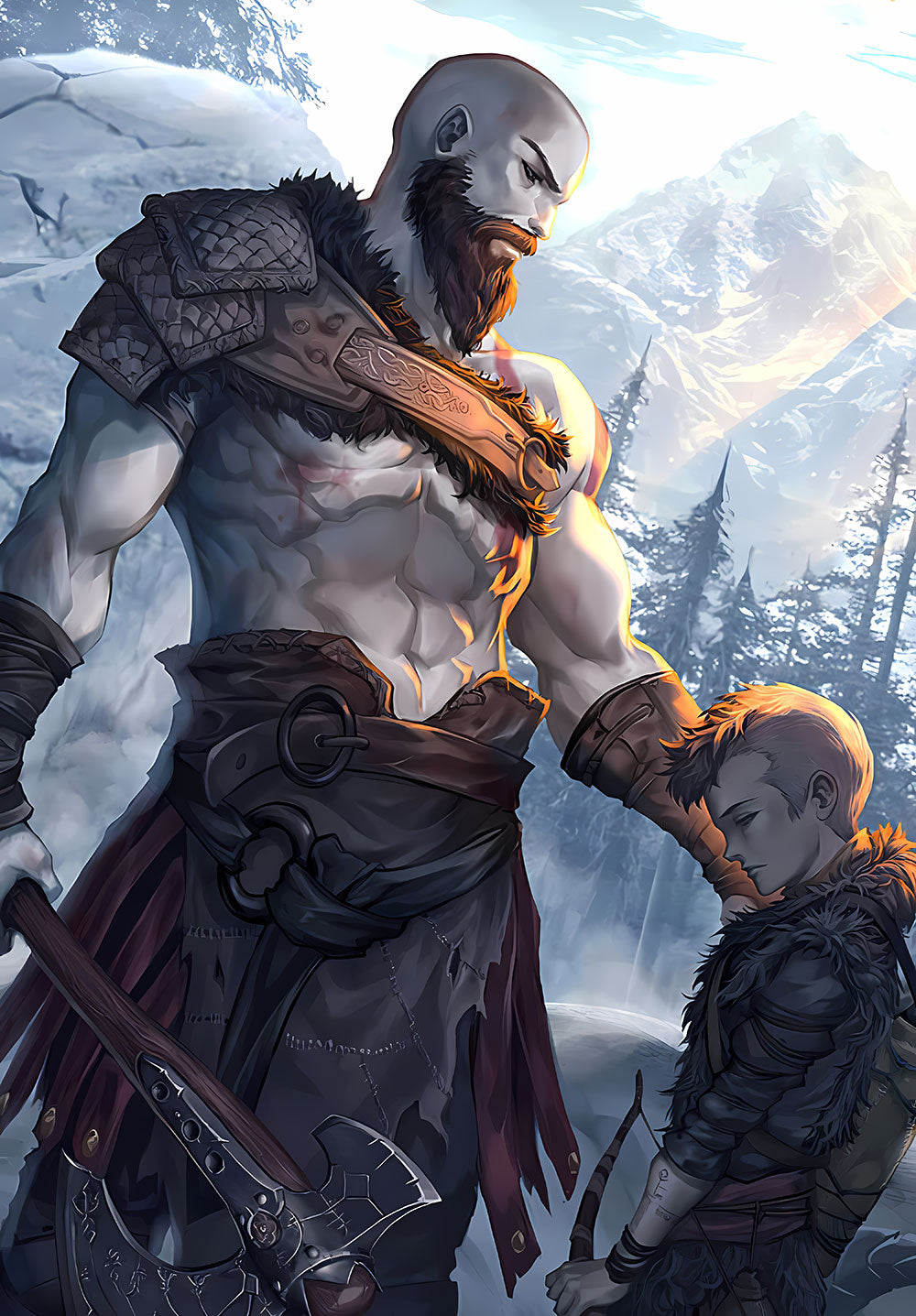 Kratos God Of War Poster