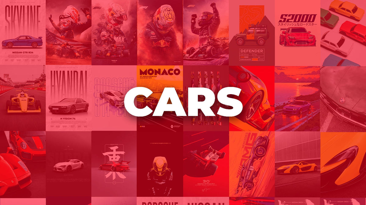 Car / Bikes Metal Poster