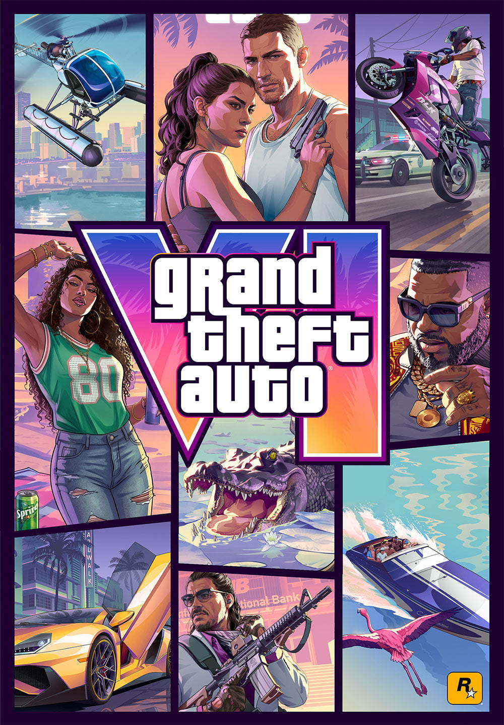 GTA 6 Cover Art Mosaic