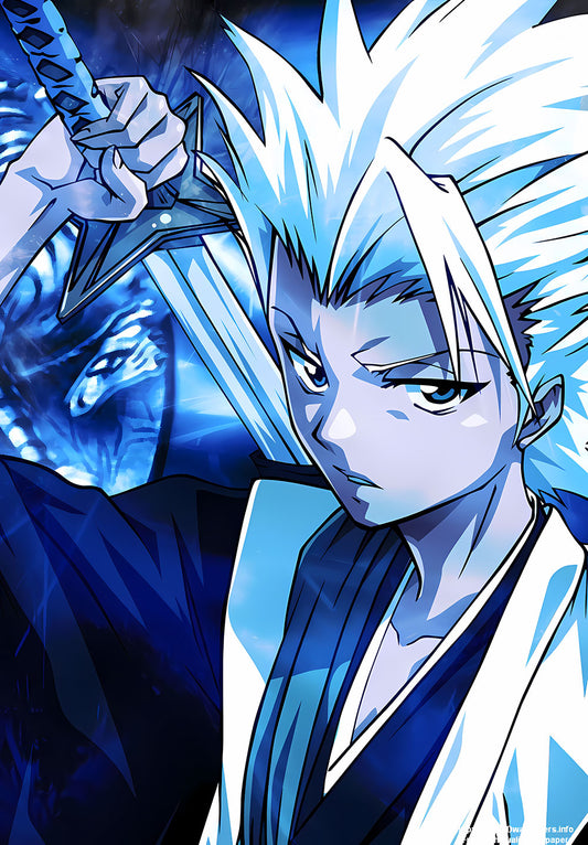 Hitsugaya Bleach Anime Poster