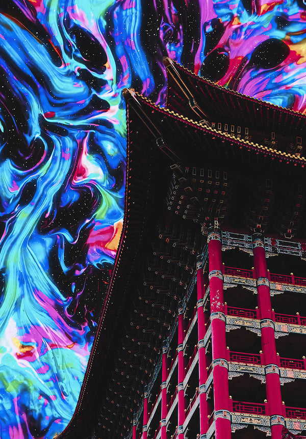 Temple Dimention Poster