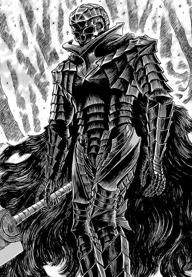 Guts Anime Wall Art anime metal poster on stainless steel by Chromaplate