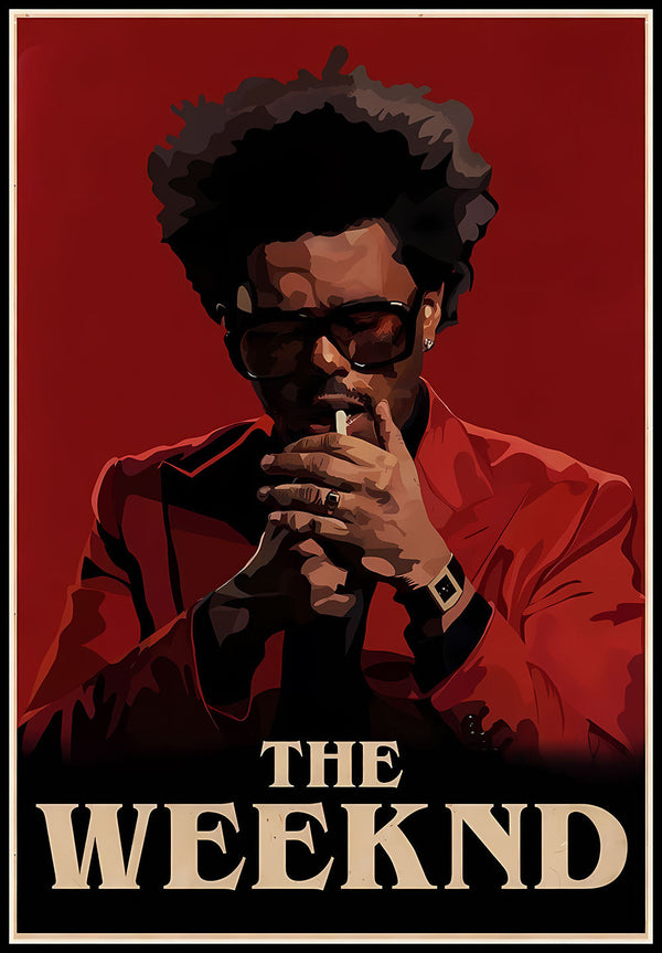 The Weeknd Music Poster