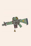 Gun Illustration Wall Art