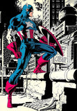 Captain America Comic Poster