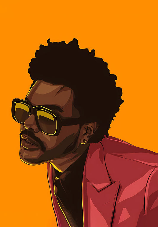 The Weeknd Music Poster