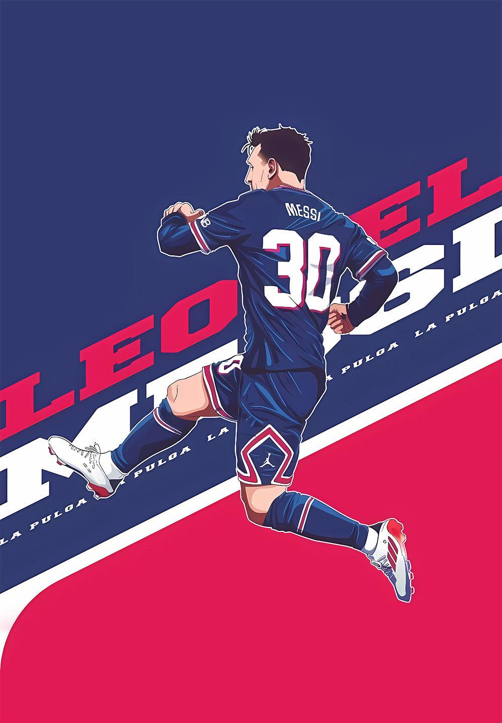 Messi Football Poster