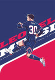 Messi Football Wall Art - Design 07