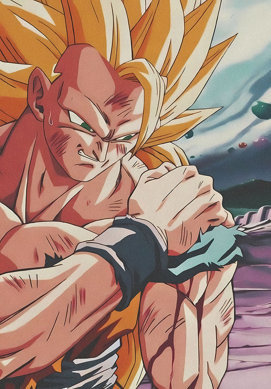 Goku SS3 Dragon Ball Z Poster