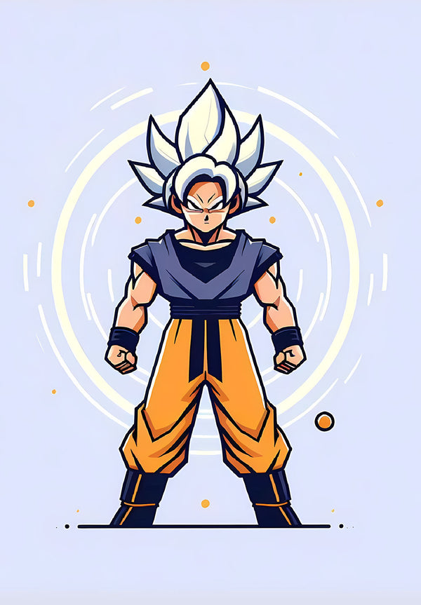 Goku Ultra Instinct Dragon Ball Super Poster