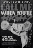 Arctic Monkeys Why'd You Only Call? Music Poster