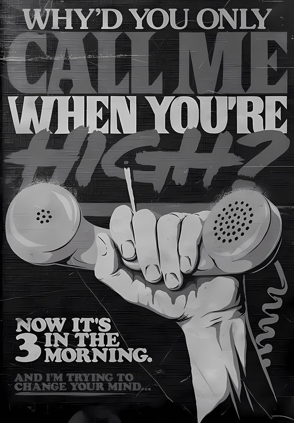 Arctic Monkeys Why'd You Only Call? Music Poster