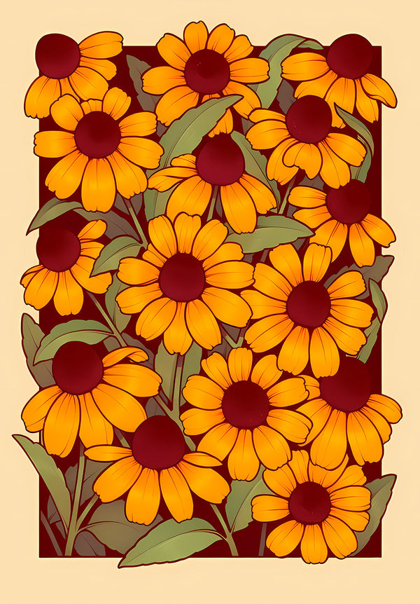 Sunflowers Plants Poster