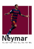 Neymar Football Poster