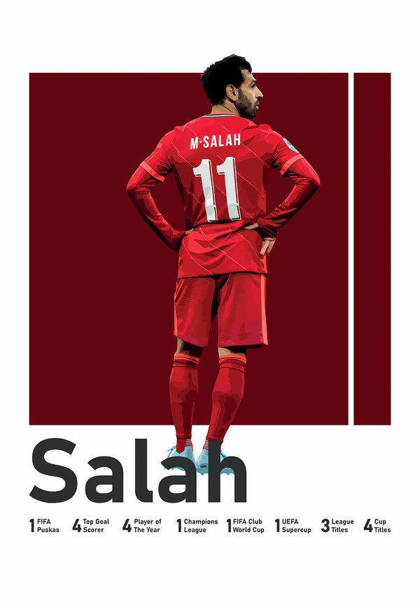 Salah Football Poster