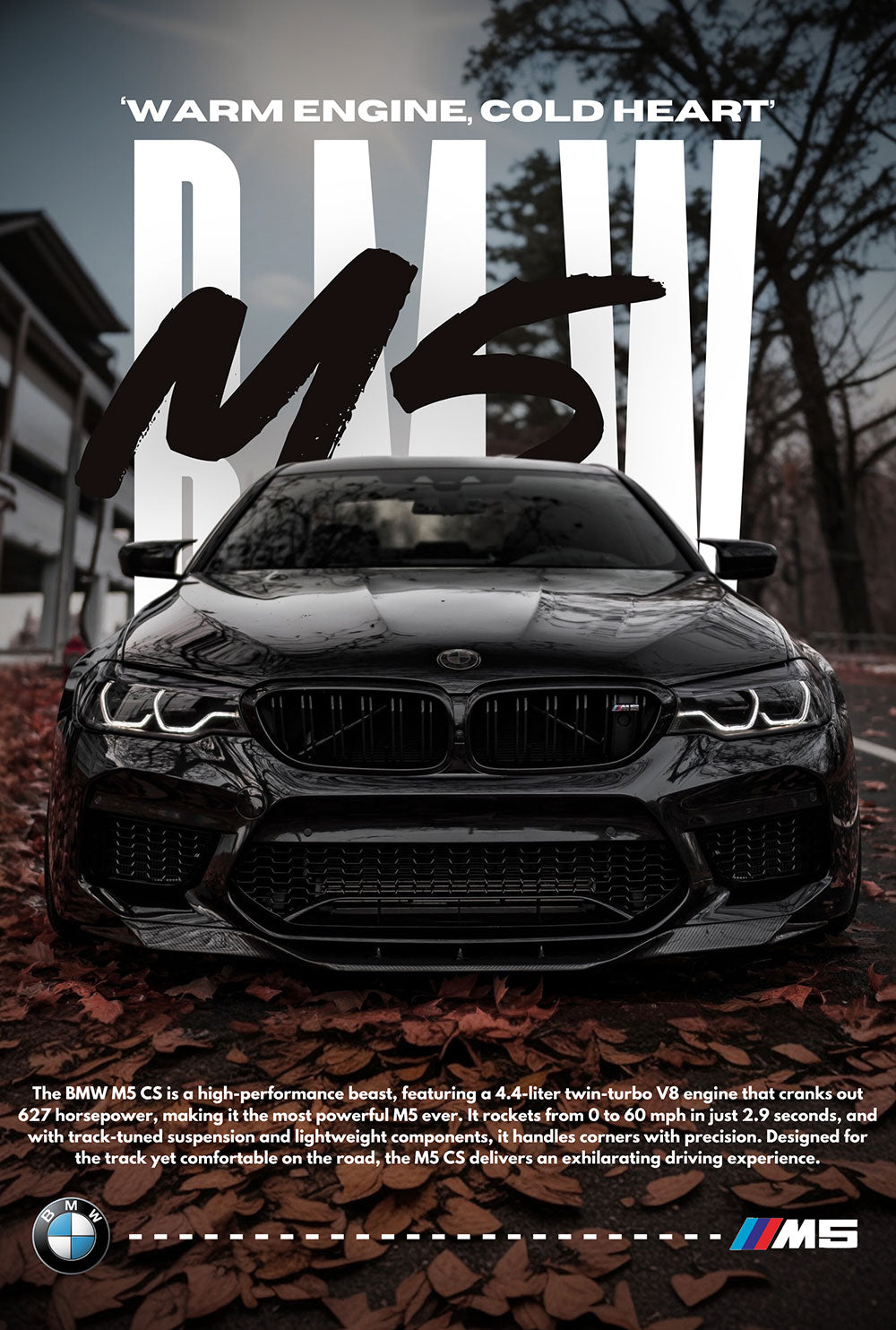 BMW M5 CS Poster