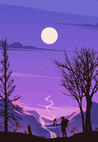 Camping Under Purple Moon