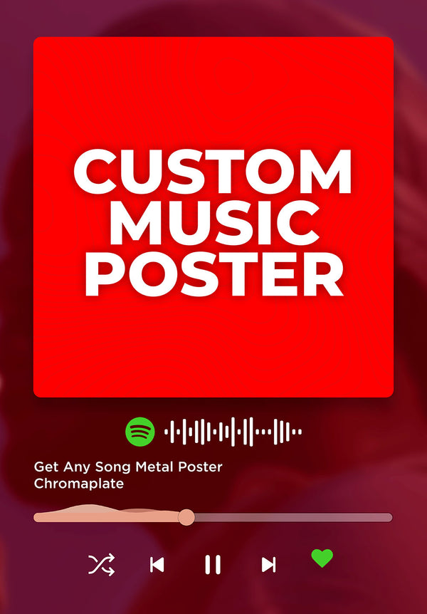 Custom Spotify Music Poster