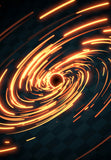 Black Hole Orange Spiral
