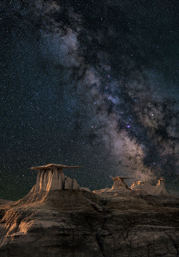 Milky Way Over Desert Rocks