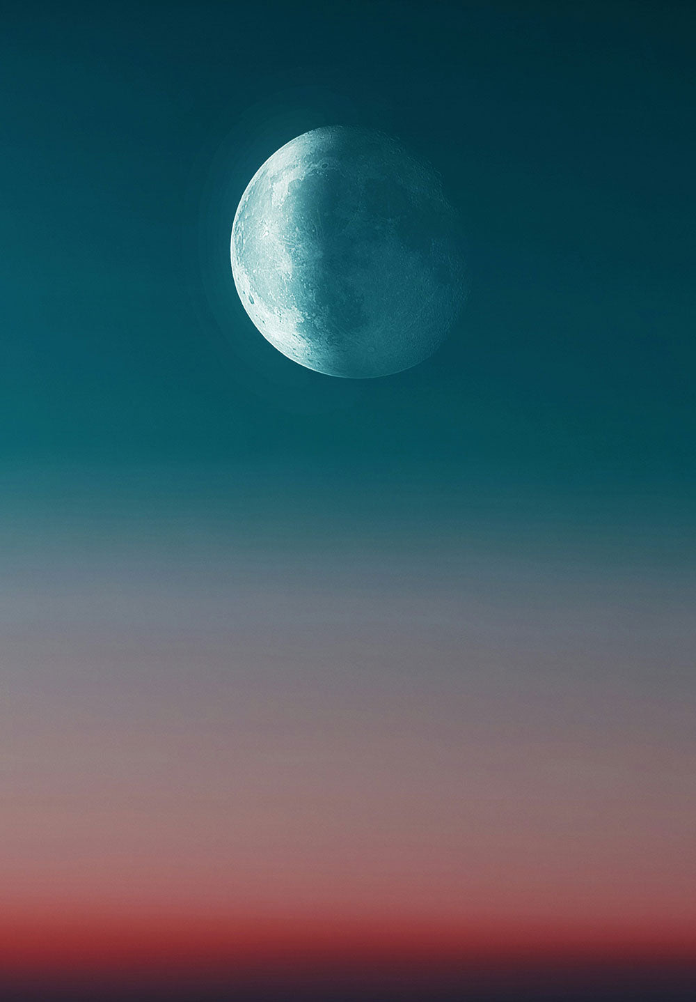 Moon At Dusk Gradient
