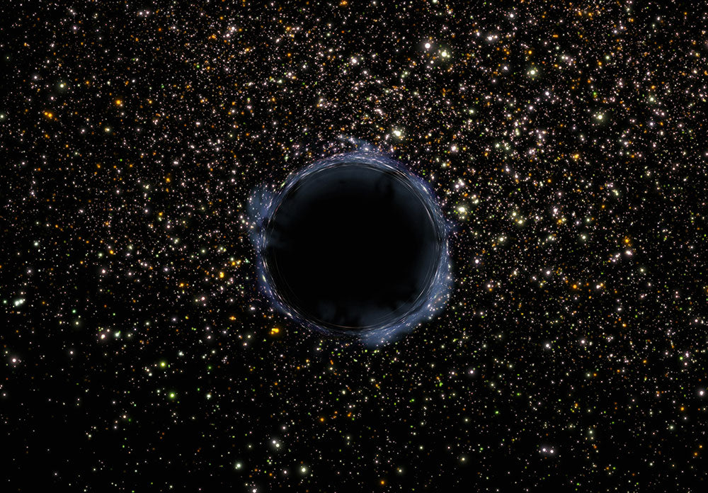 Black Hole In A Star Field