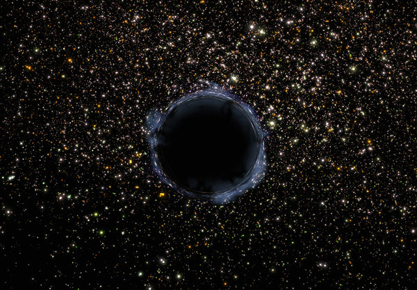 Black Hole In A Star Field