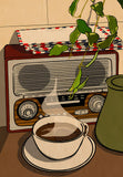 Retro Coffee Poster