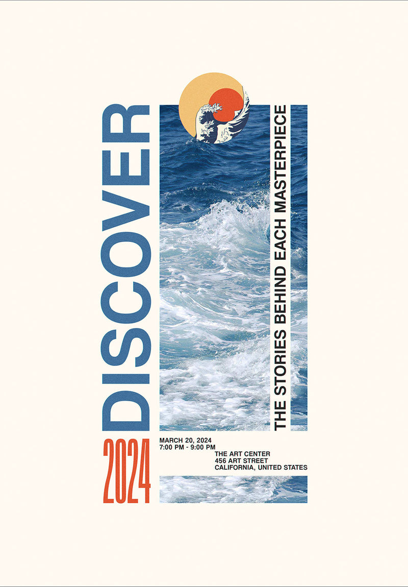 Discover Exhibition wall metal poster on stainless steel by Chromaplate