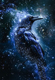 Cosmic Abyss Crow Poster