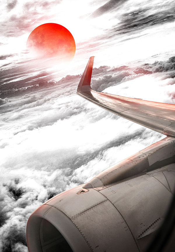 Scarlet Horizon Flight Poster