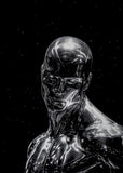 Liquid Chrome Poster