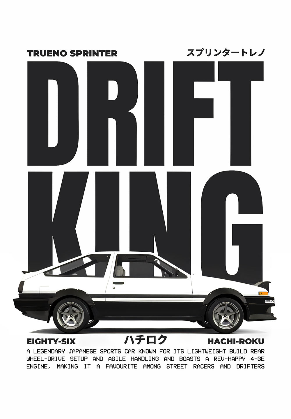 Drift King AE86 Trueno