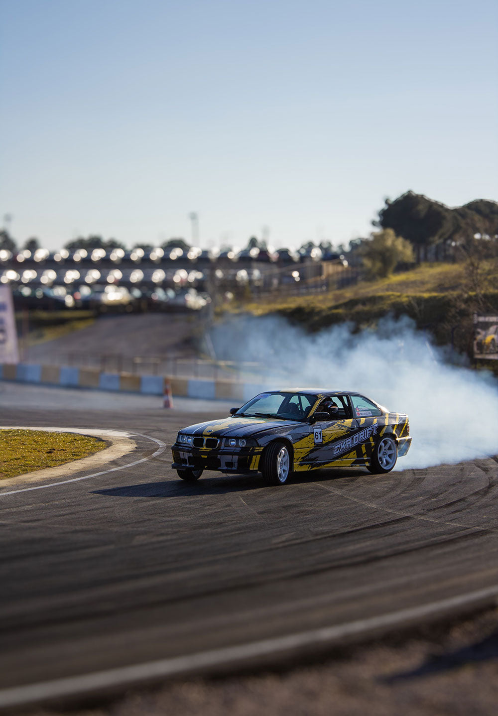 BMW Drift Car Corner Entry