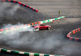 Red Drift Car Track Corner